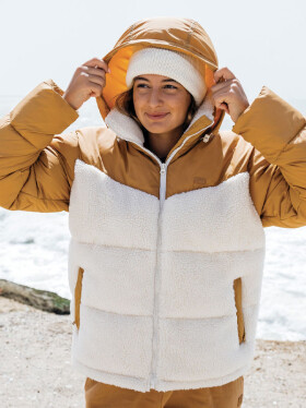 Billabong JANUARY SHERPA CARAMEL zimní dámská bunda