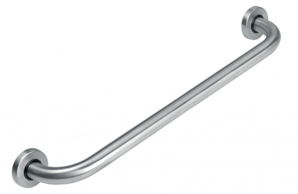 NOVASERVIS - Madlo rovné 600 mm s krytkami kartáčovaná nerez R6661,4