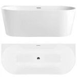 REA - Akrylátová vana CAPRI SLIM 170cm REA-W4331