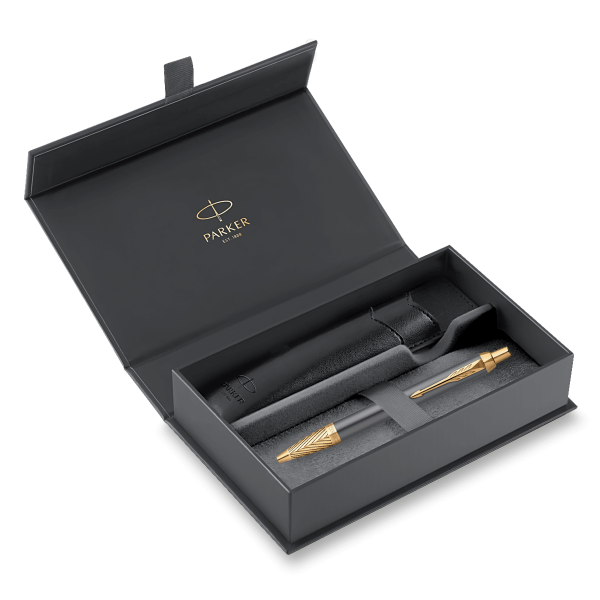 Dárková kazeta Parker IM Premium Arrow GT - sada kuličkové pero a pouzdro