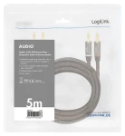LogiLink audio kabel banánek černá / Audio kabel / Banánek - Banánek / 5 m (CA1211)