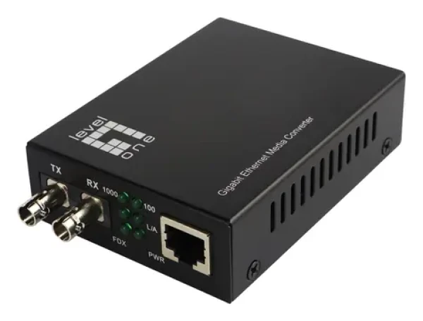 LevelOne GVT-2003 / Media konvertor / RJ45 - ST / SM 20km / 1310nm / LFP (GVT-2003)