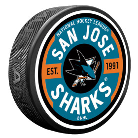 Mustang Puk San Jose Sharks NHL Gear Textured Puck