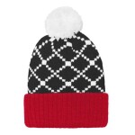 Outerstuff Dětská zimní čepice Detroit Red Wings NHL Patchwork Cuffed Knit