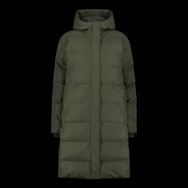 CMP dámská zimní bunda s kapucí, zateplená, nepromokavá, zelená (34K0096/F905) 48