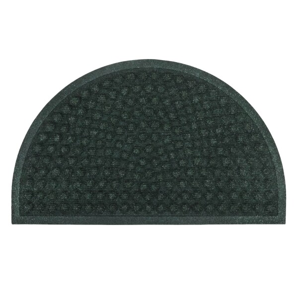 House Doctor Rohožka Half Round Green, zelená barva, plast