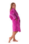 Dětský župan Siena s kapucí 9156 pink pearl - Vestis 140