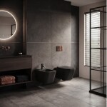 Erga Mery, závěsný bidet 520x360x300 mm, černá matná, ERG-V03-MERY-BD-BK