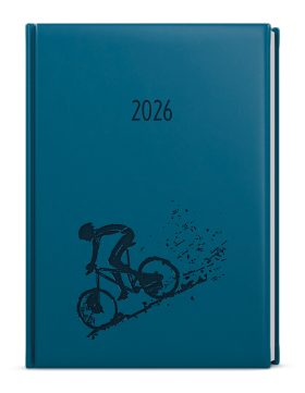 Týdenní diář 2026 Baloušek B6 Prokop - Vivella s ražbou - petrolejová - Kolo