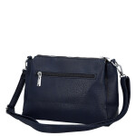 Trendy dámská koženková crossbody kabelka Denissa, tmavě modrá