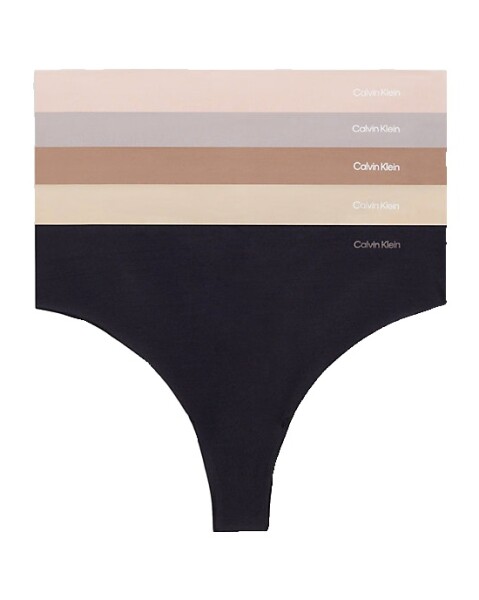 Dámské tanga Calvin Klein QD3556E 5 kusů