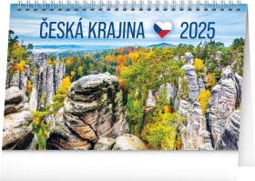 Kalendář 2025 stolní: Česká krajina,