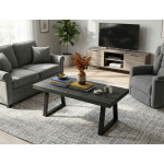 Konferenční stolek 120x60x50cm, lamino, šedý dub, CT-R5212 GREY