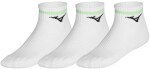 Mizuno TN Mid 3P With Line 6PK U White Neo Mint - Běžecké ponožky Mizuno TN Mid 3P With Line 6PK 32GXCA25Z70 - tři páry Velikost textilu: L