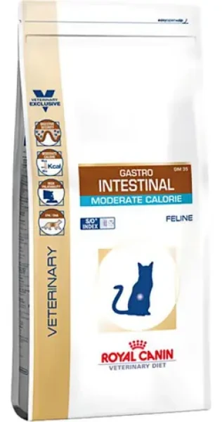 Royal Canin Gastrointestinal Moderate Calorie 400 g Adult / Granule pro kočky / podpora zdravého trávení / dietní (3182550771283)
