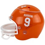 Mísa ve tvaru helmy Cincinnati Bengals NFL Joe Burrow #9 NFLPA (se samolepkami týmu)% 1 ks