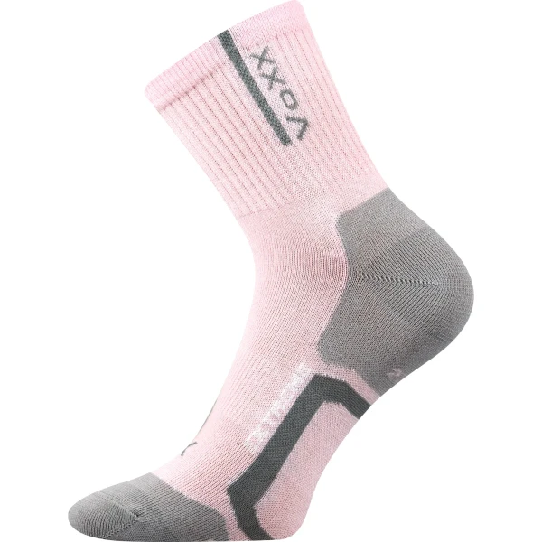 VOXX Ponožky sportovní slabé JOSEF se stříbrem RŮŽOVÉ 35-38 101292