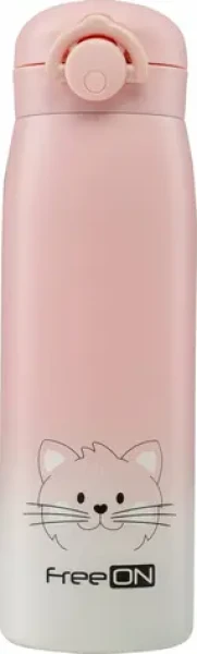 FreeON Termoska nerezová 480 ml - růžová (157292)