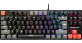 Tracer GameZone Blade 87 černo-šedá / Herní klávesnice / mechanická / RGB / USB / 2.4G / Bluetooth / Hot-swap (TRAKLA47374)