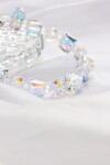 Royal Fashion pozlacený náramek Swarovski DBS0121-WG