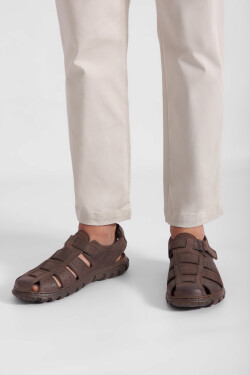 Sandály Lasocki TEDD-07BIG MI25 Přírodní kůže (useň) - Nubuk