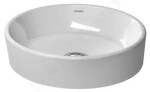 DURAVIT - Starck 2 Umyvadlo na desku, 435x395 mm, bez přepadu, WonderGliss, bílá 23214400001