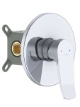 Kielle - Nefia Baterie pod omítku pro 1 spotřebič, s tělesem, chrom 10227200