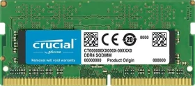 Crucial 4GB DDR4 2400 MHz / SODIMM / PC4-19200 / CL17 / SR x8 / Unbuffered (CT4G4SFS824A)