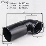 GEBERIT - Kolo ND odpadní koleno mod.Technic, Slim 99235013000 99235013000
