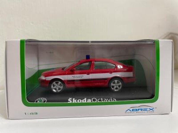 Škoda Octavia II HZS Letiště Karlovy Vary 1:43 Abrex