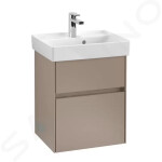 VILLEROY & BOCH - Collaro Umývátko 500x400 mm, s přepadem, 1 otvor pro baterii, CeramicPlus, Stone White 433450RW