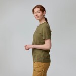 FJÄLLRÄVEN Hemp Blend Out Here T-shirt W, Green (vzorek) velikost: S