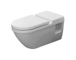 DURAVIT - Starck 3 Závěsné WC, bezbariérové, s HygieneGlaze, alpská bílá 2203092000