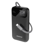 Dudao K31 10000mAh černá / Powerbanka / s vestavěným kabelem / 22.5W (195942)