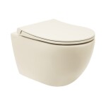 Wc s prkénkem softclose závěsné VitrA S60 taupe mat zadní odpad 7510-020-6319 7510-020-6319