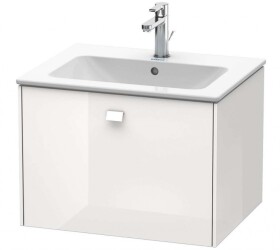 DURAVIT - Brioso Umyvadlová skříňka 44x62x48 cm, 1 zásuvka, lesklá bílá BR400102222