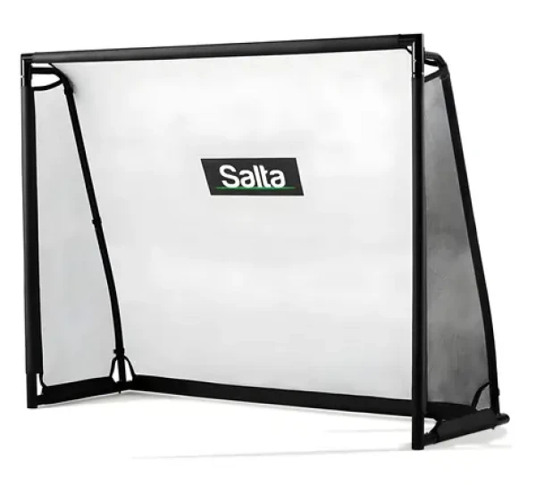 SALTA Fotbalová branka Legend 220x170x80 cm / Skládací / Síťka a tréninková plachta v ceně / Pozinkovaná ocel (5125)