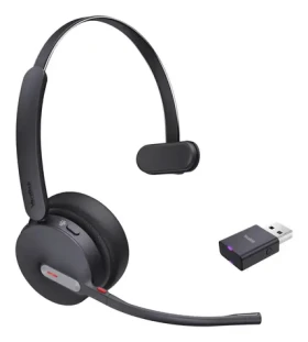Yealink WH64 Hybrid Mono (MS Teams) černá / Mono náhlavní souprava / mikrofon / Bluetooth 5.2 / Na uši (1208687)