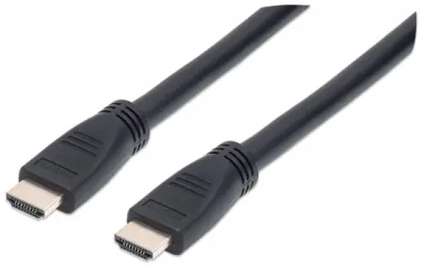 Manhattan kabel do zdi HDMI-HDMI 10m / Ethernet / stíněný / černý (353977)