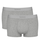 SLOGGI MEN EVER EASE - Pánský hipster, dvojbalení s HeiQ Smart Temp Sloggi DARK GREY MELANGE XL