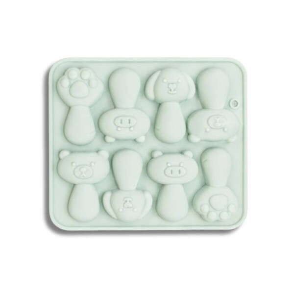 Dortisimo Silikonová forma na čokoládu Zvířátka a tlapky 3 x 16,5 cm