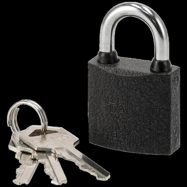 Zámek visací, litinový, 75 mm, STALCO