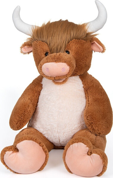 Plyšový býk hnědý 100 cm
