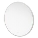 Mereo Zrcadlo kulaté pr. 70 cm, LED osvětlení a odmlžování, okraj pískovaný CN166