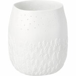 Räder Svícen na čajovou svíčku Starry Night, bílá barva, porcelán