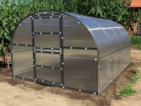 Polykarbonátový skleník – KYKLOP, PC 6 mm, 3×8 m