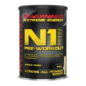 N1 Pre-Workout - Nutrend (červený pomeranč, 10 x 17 g) (29349-14-10x17g-bloodorange)