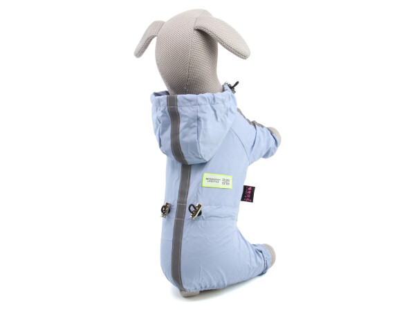 Zizi pláštěnka pro psa Barva: Modrá, Délka zad (cm): 37, Obvod hrudníku: 45 - 51 cm