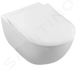 VILLEROY & BOCH - Subway 2.0 Závěsné WC se sedátkem SoftClosing, DirectFlush, alpská bílá 5614R201