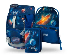 BAAGL SET 3 AIRY Vesmír: batoh, penál, sáček (A-34357)